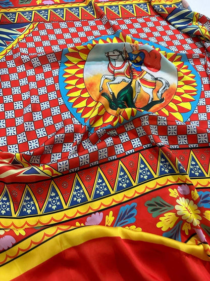 Caretto  Scilly Design Fabric – Fabric by Metre, Multiple Options for Sewing & Dressmaking