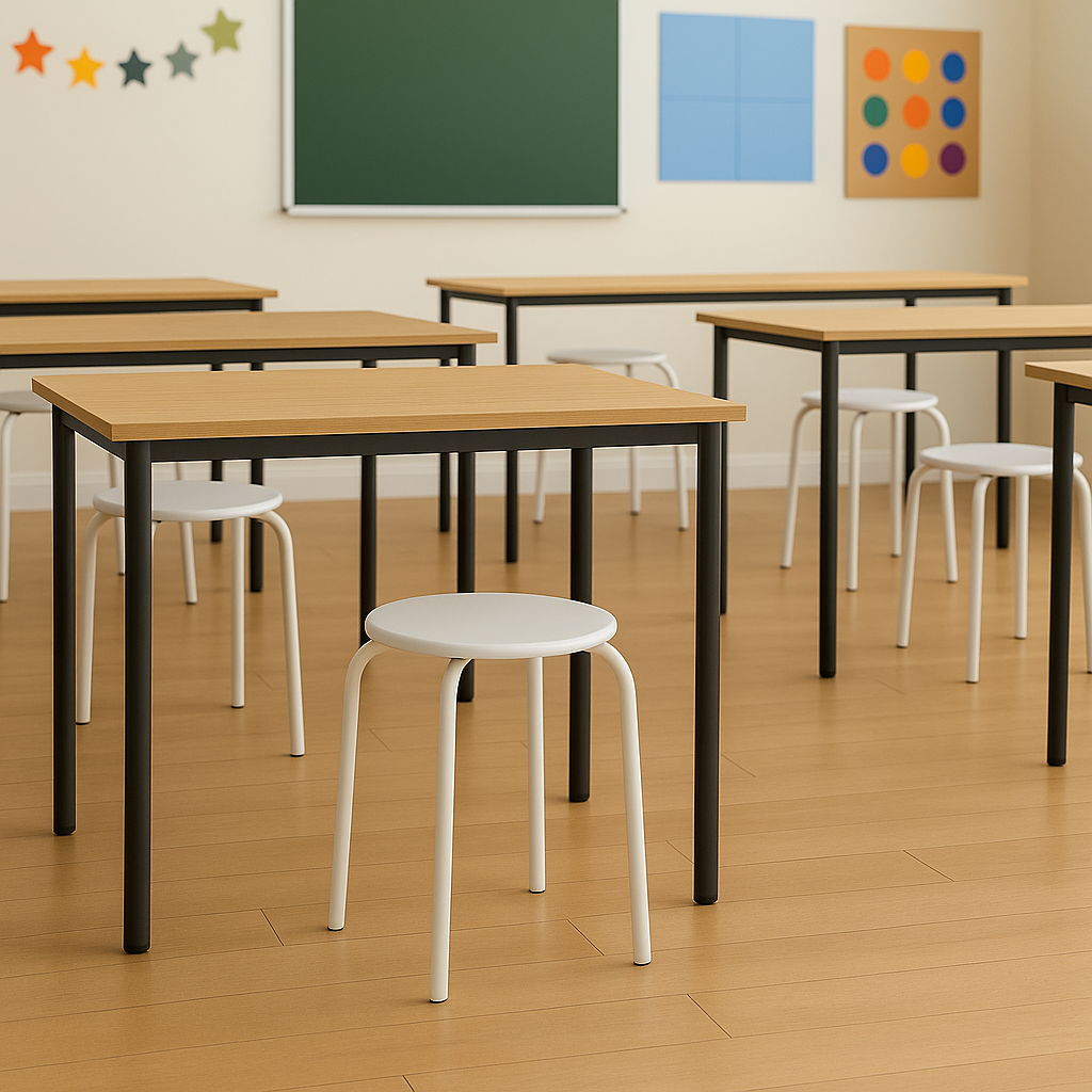 Metal Stacking Stool