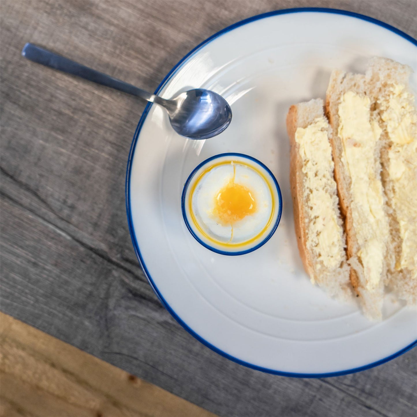 16cm Farmhouse White Porcelain Side Plates - Pack of Six