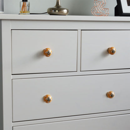 Round Spot Ceramic Cabinet Knob