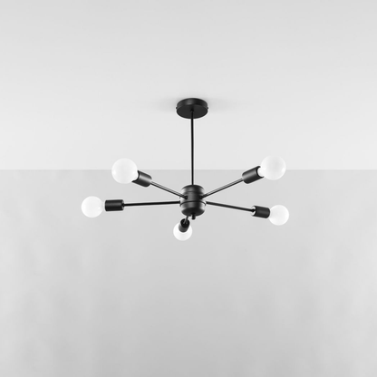 Chandelier steel Lango modern Design E27