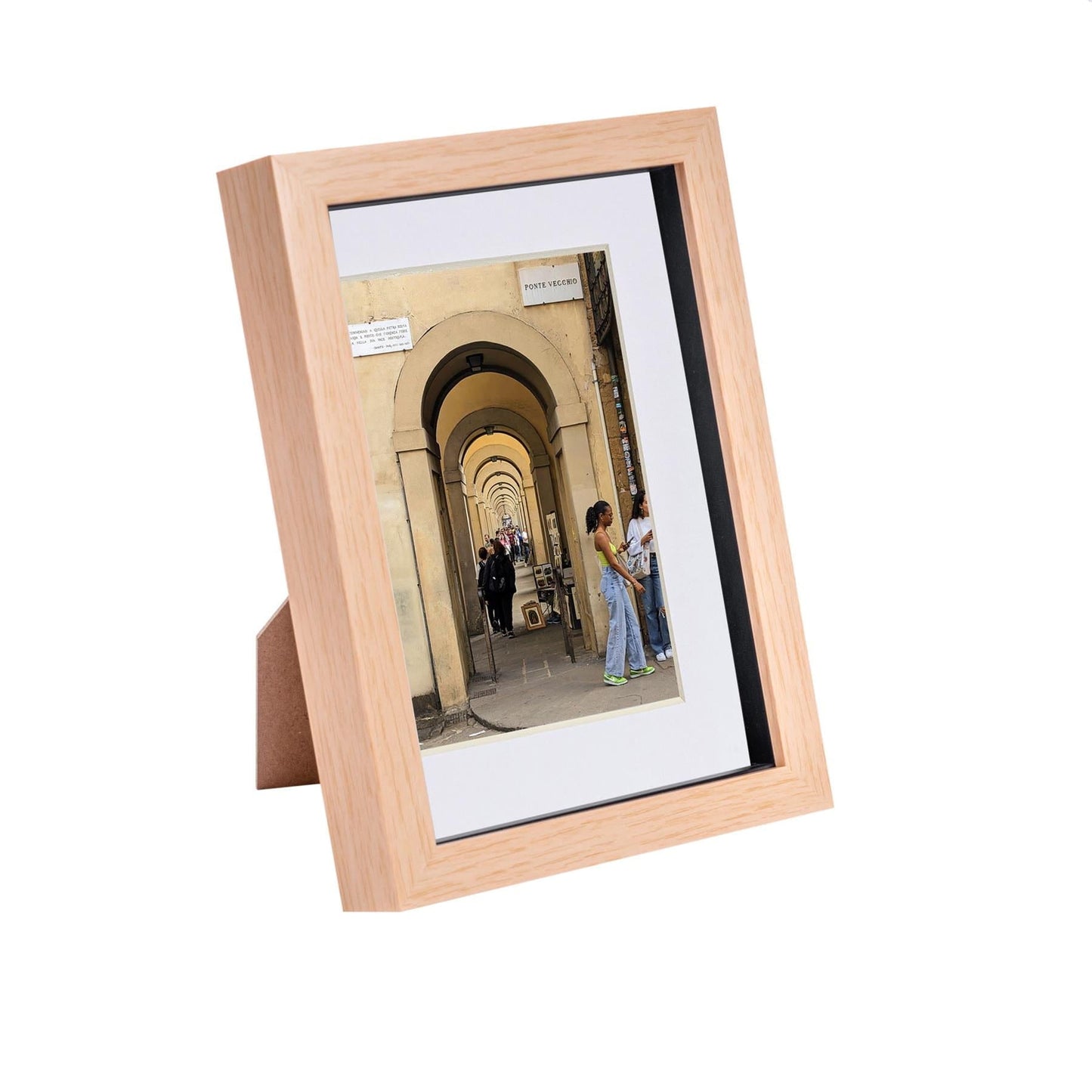 A5 (6" x 8") 3D Box Photo Frame with 4" x 6" Mount