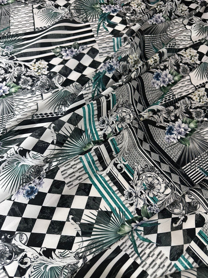 Checkerboard Patchwork Fabric