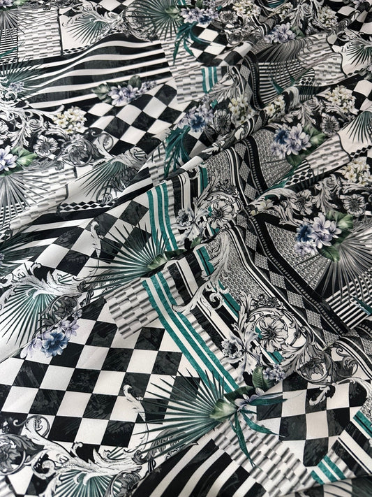 Checkerboard Patchwork Fabric