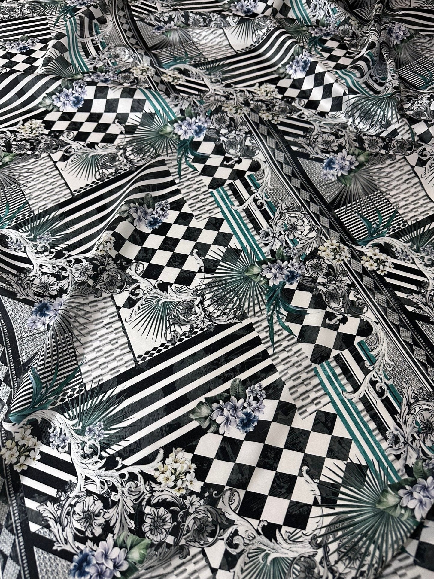Checkerboard Patchwork Fabric