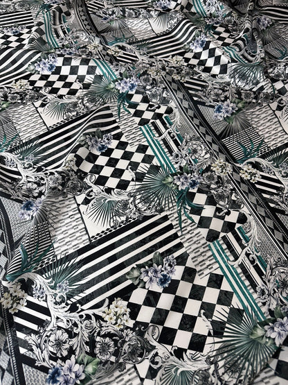 Checkerboard Patchwork Fabric