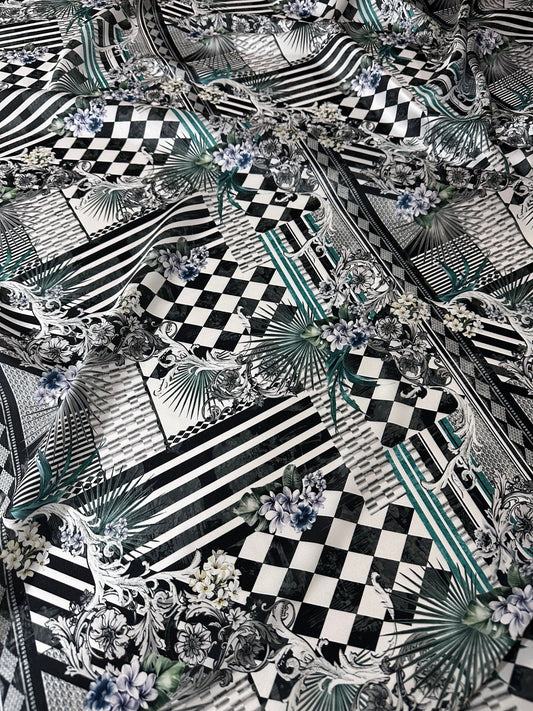 Checkerboard Patchwork Fabric