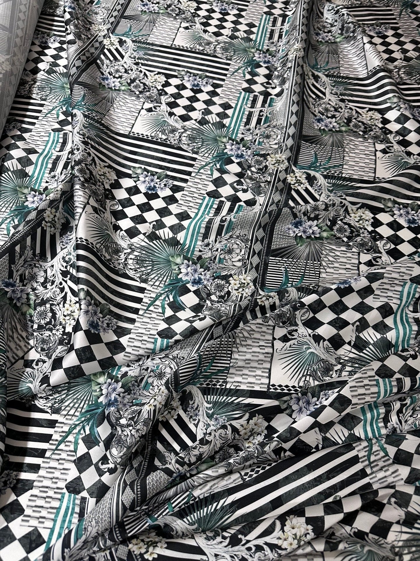 Checkerboard Patchwork Fabric