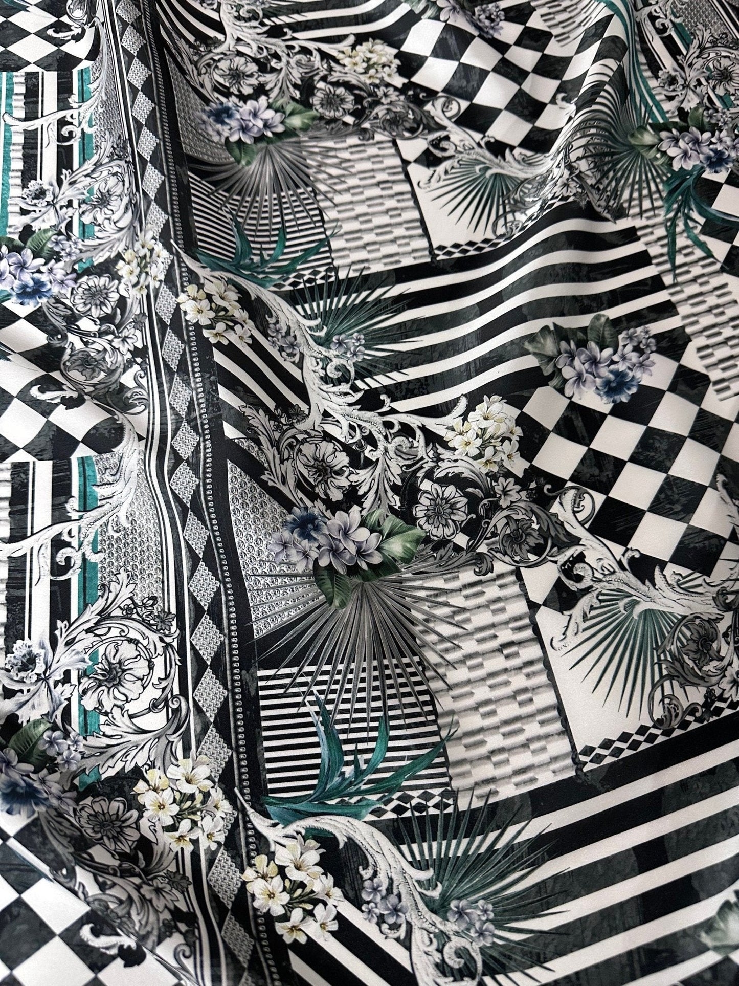 Checkerboard Patchwork Fabric
