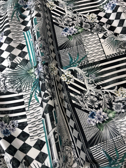Checkerboard Patchwork Fabric
