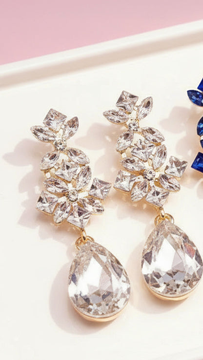 Teardrop Crystal Earrings