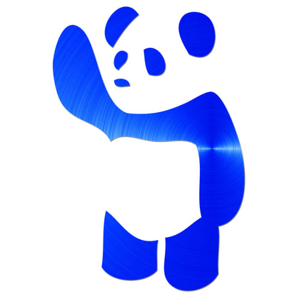 Waving Panda Sticker