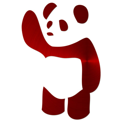 Waving Panda Sticker