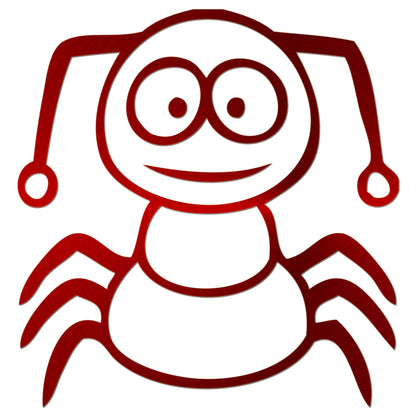 Funny Cartoon Insect Sticker