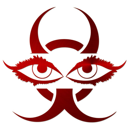 Chinese Devil Eyes Sticker