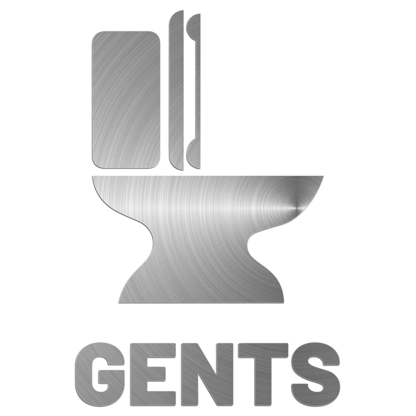 Mens Toilet Restroom Sign Sticker