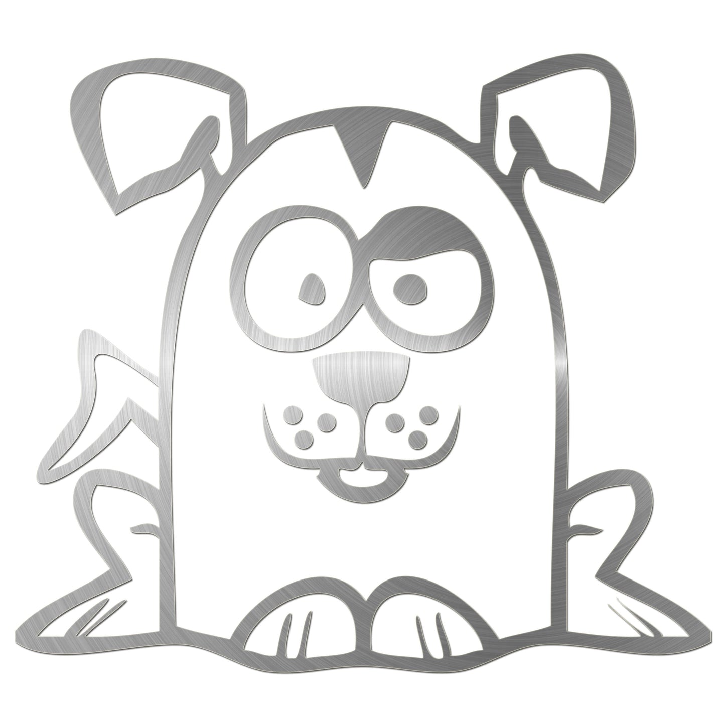 Funny Cartoon Dog Sticker