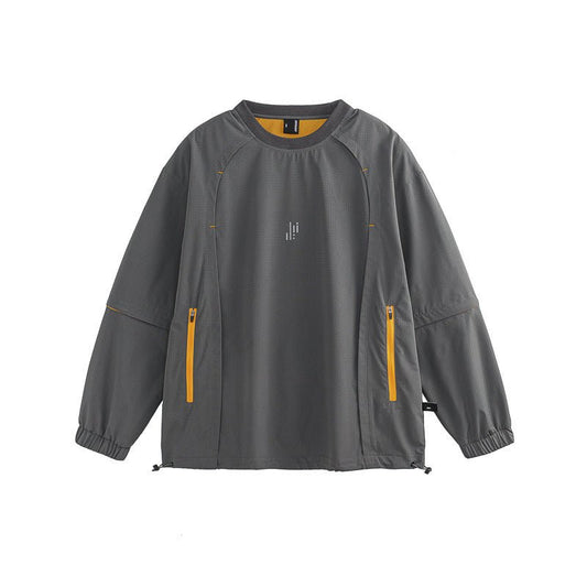 Contrast Color 3-in-1 Functional Sweater