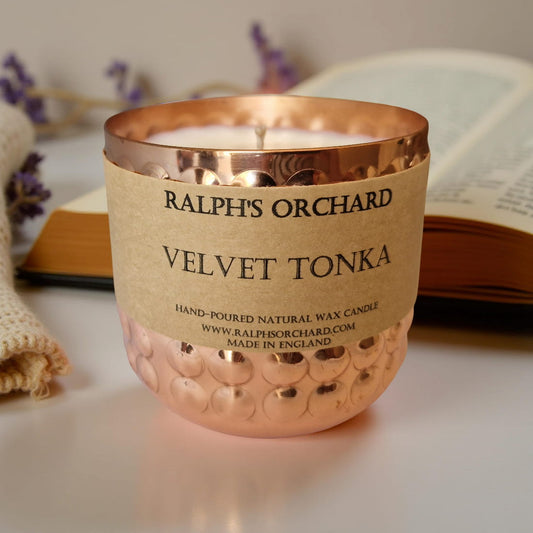 Velvet Tonka Candle – Lavender, Tonka & Amber Scent