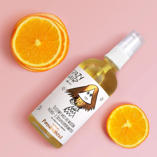 Crazy Hair Low & Medium Porosity Hair Oiling Treatment Orange Travel Size 30ml