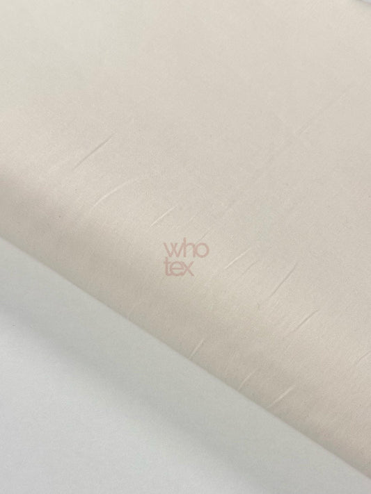 Cream Ecru Poplin Fabric, Full Cotton Fabric By The Yard, 240 Cm / 95 Inches Width