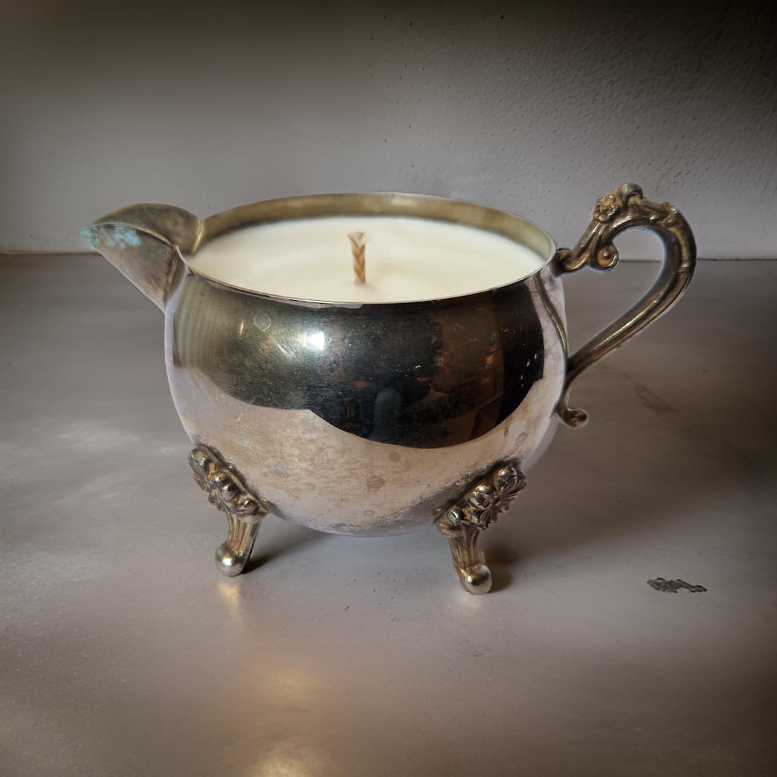 Vintage Sugar & Creamer Bowl Candles