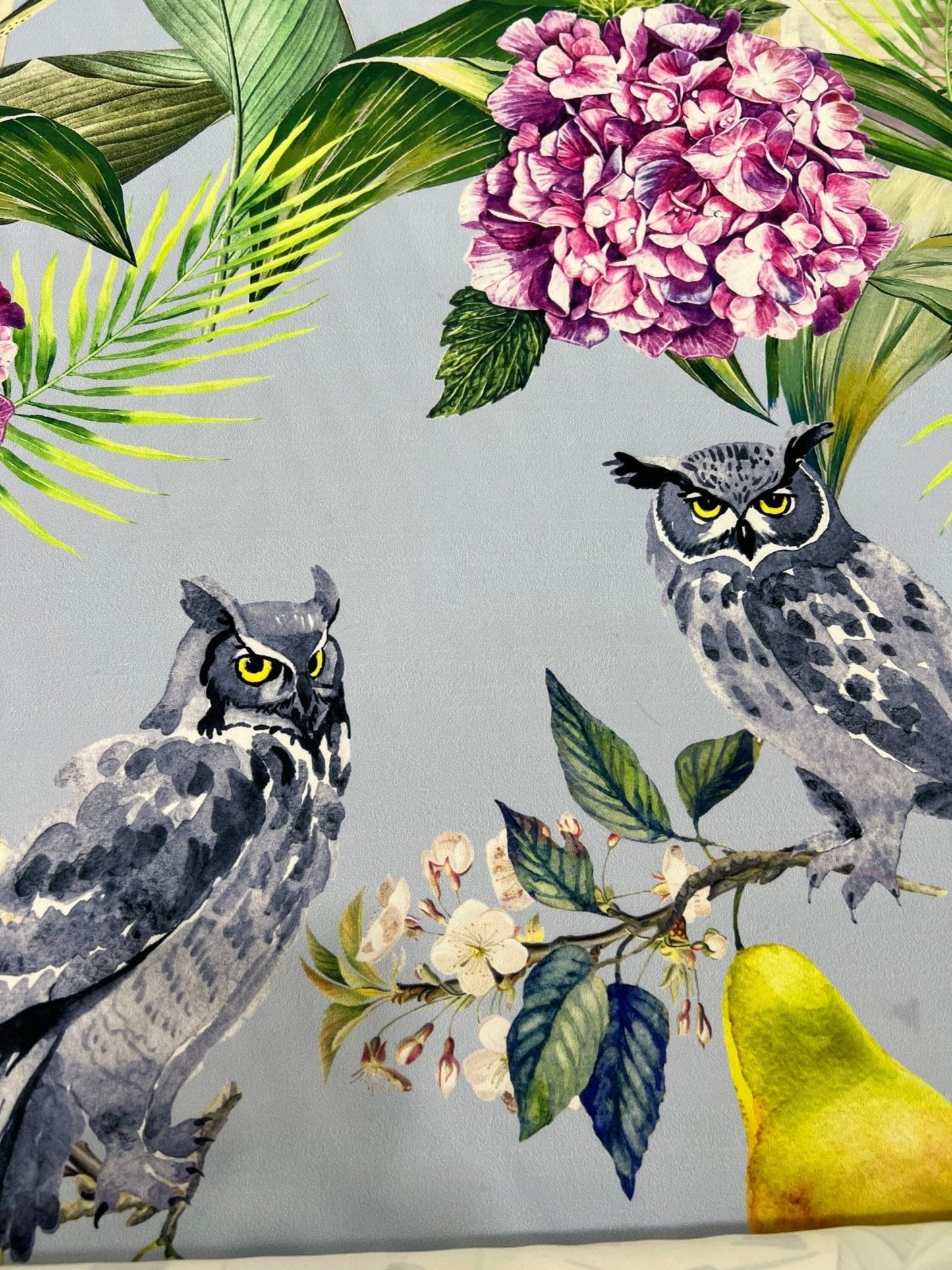 Tropical Parrot Print Crepe Fabric