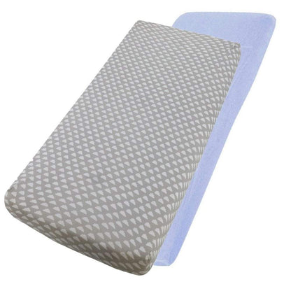 Crib Jersey Fitted Sheets 100% Cotton 40x90cm - Pack Of 4 - Fits All Models