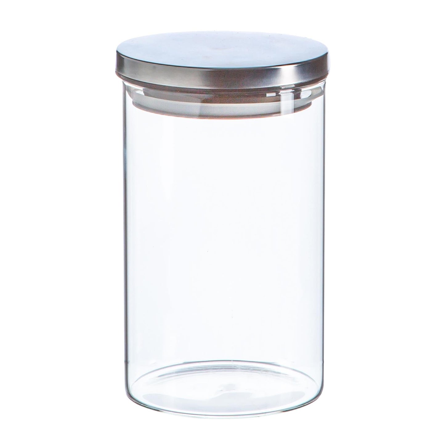 1L Scandi Storage Jar with Metallic Lid