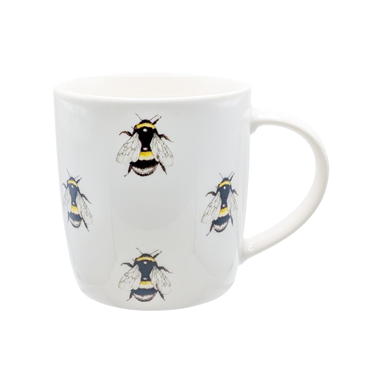 350ml Multi Bee Simply Home Stoneware Mugs - Pack of Six