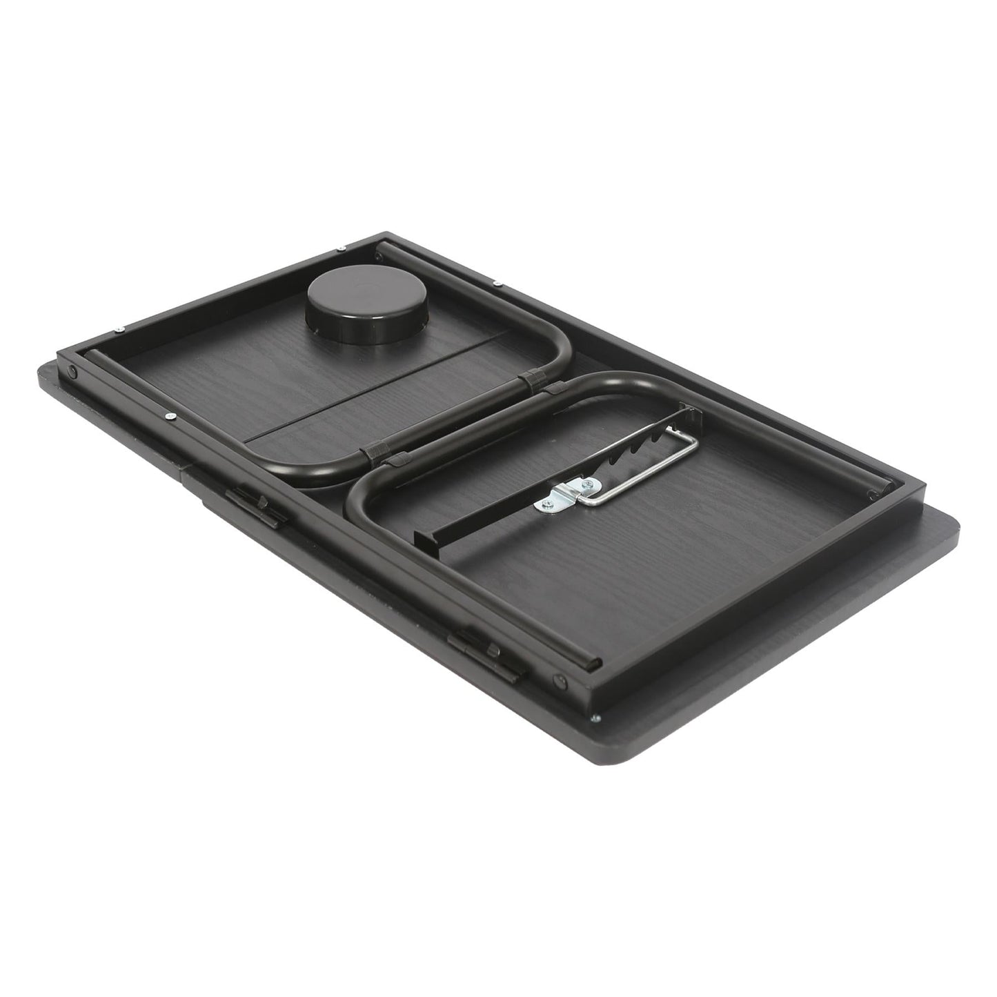 Folding Lap Desk with Cupholder - Black