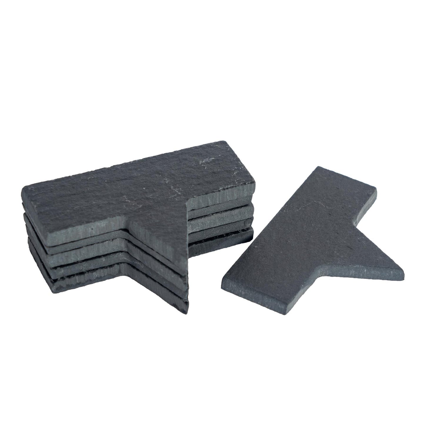 6pc Slate Plant Markers Set with Chalk Pencils