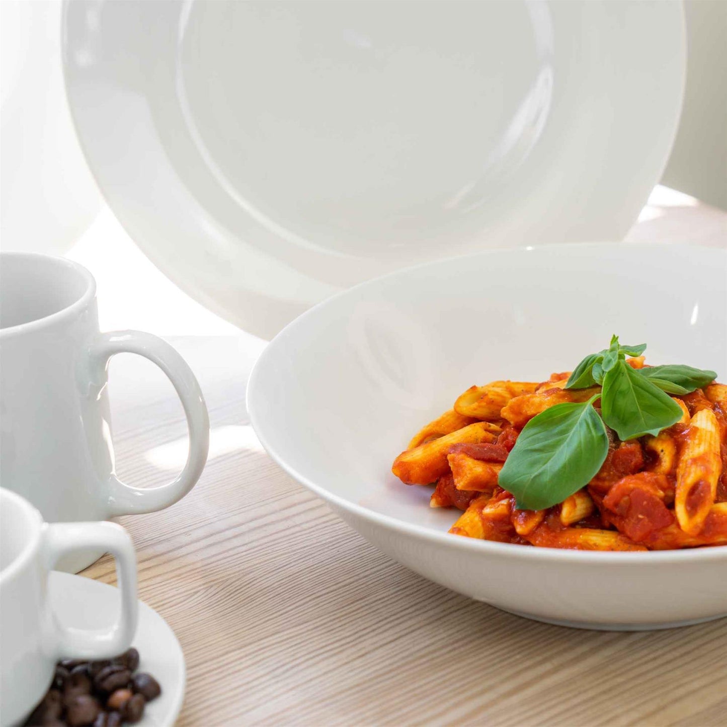 30pc White Dinner Set