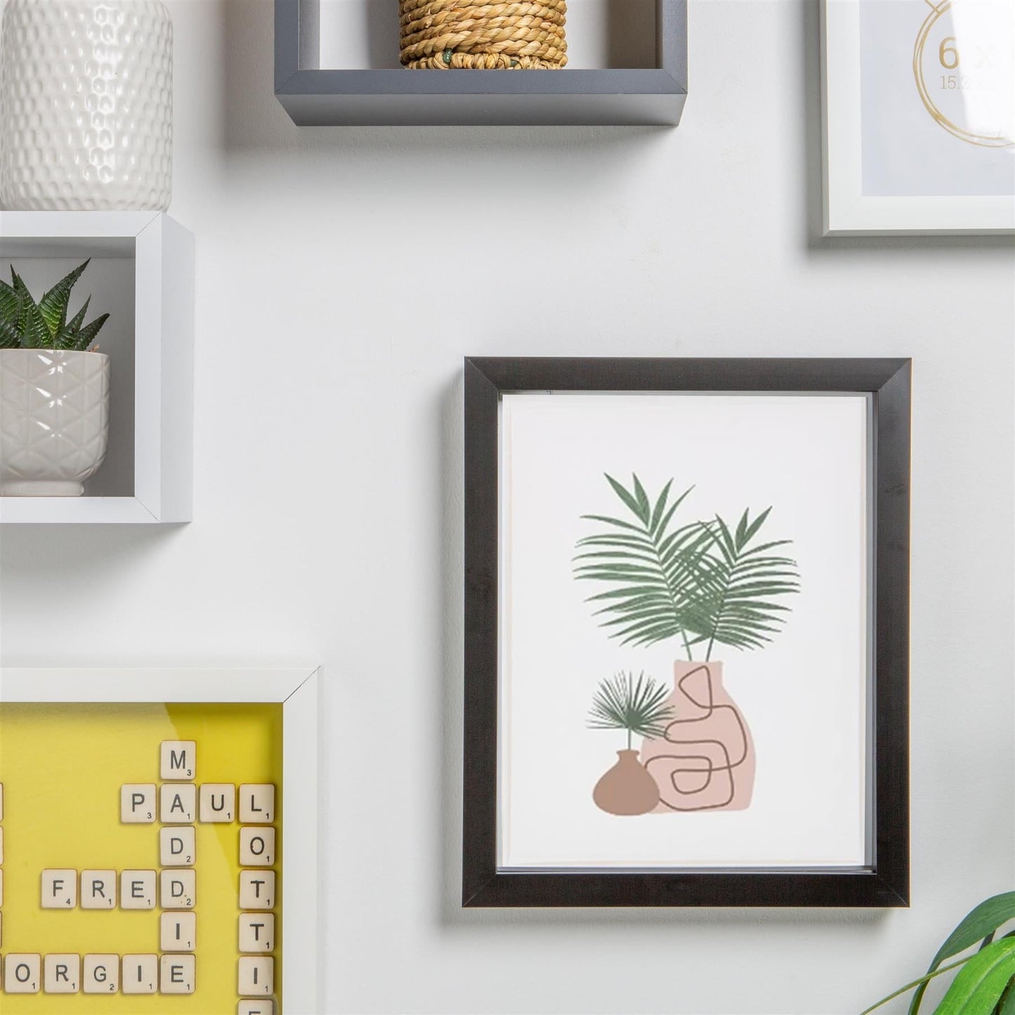 Black 8" x 10" Photo Frame with 4" x 6" Mount