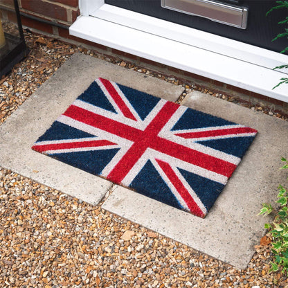 60cm x 40cm Union Jack Coir Door Mat