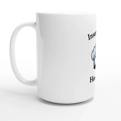 Personalised White 15oz Ceramic Mug - Head Chef