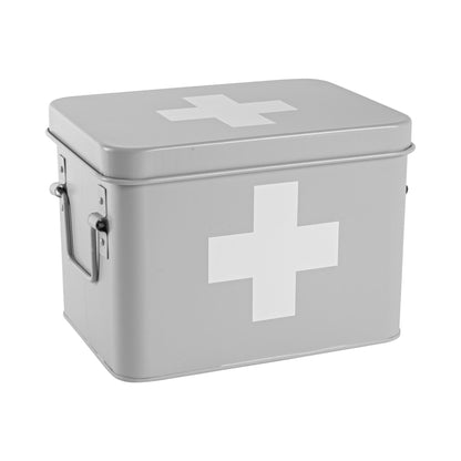 Grey Vintage First Aid Tin
