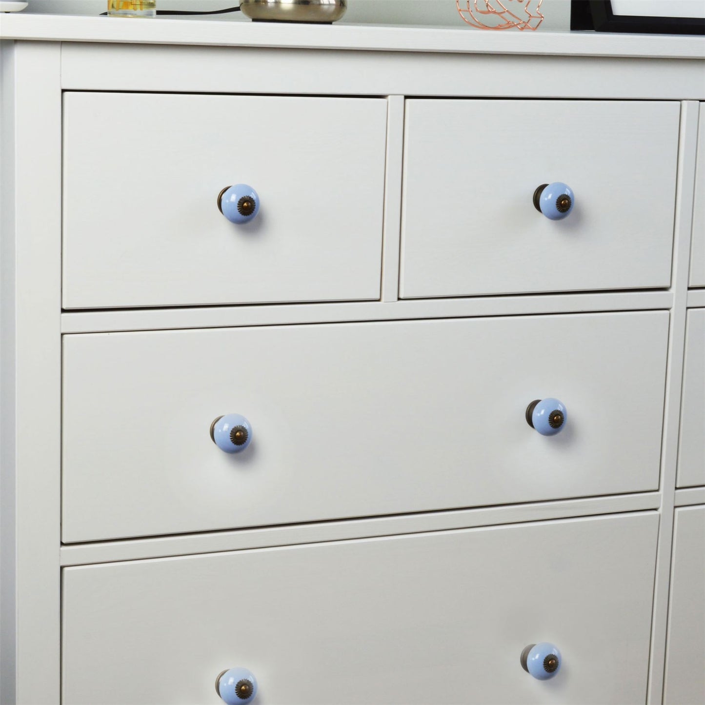 Round Ceramic Cabinet Knob