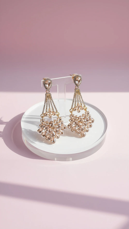 Jeweled Crystal Drop & Dangle Earrings