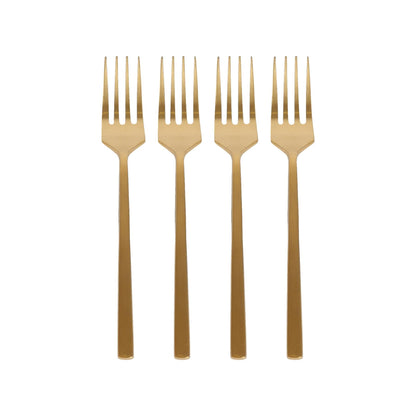 Stainless Steel Cake Forks - 15cm - Pack of Four