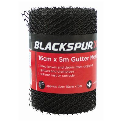 Gutter Mesh - 16cm x 5M - Black