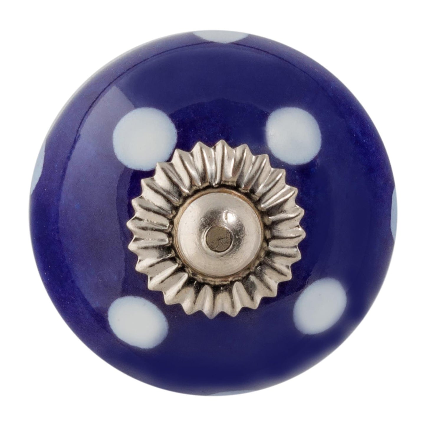 Round Spot Ceramic Cabinet Knob
