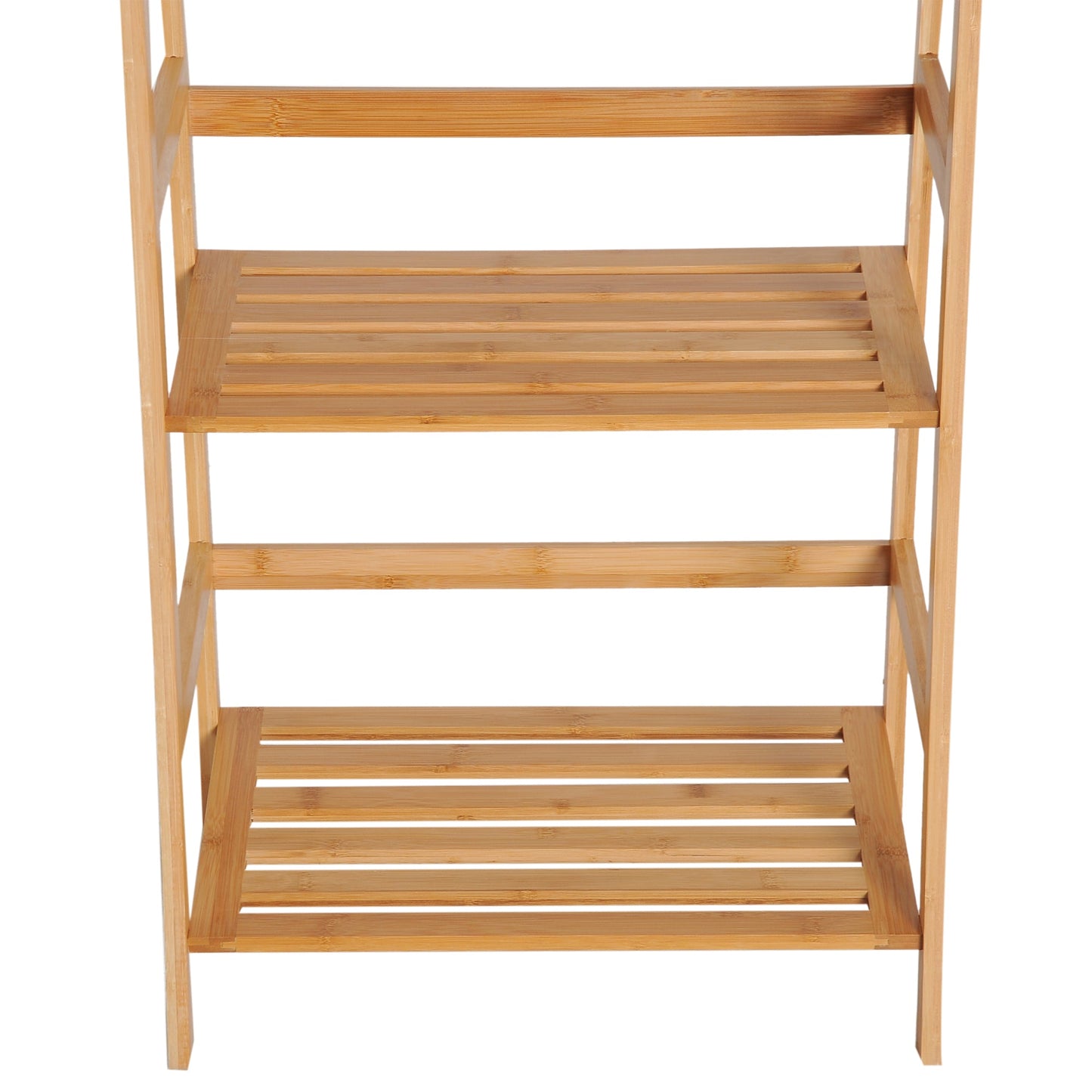 Four-Tier Bamboo Shelving Unit