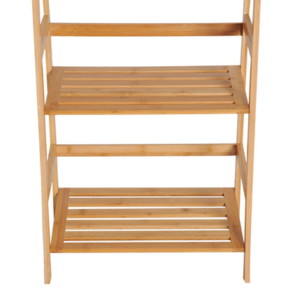 Four-Tier Bamboo Shelving Unit