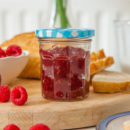 150ml Glass Jam Jars with Lids - Pack of 6