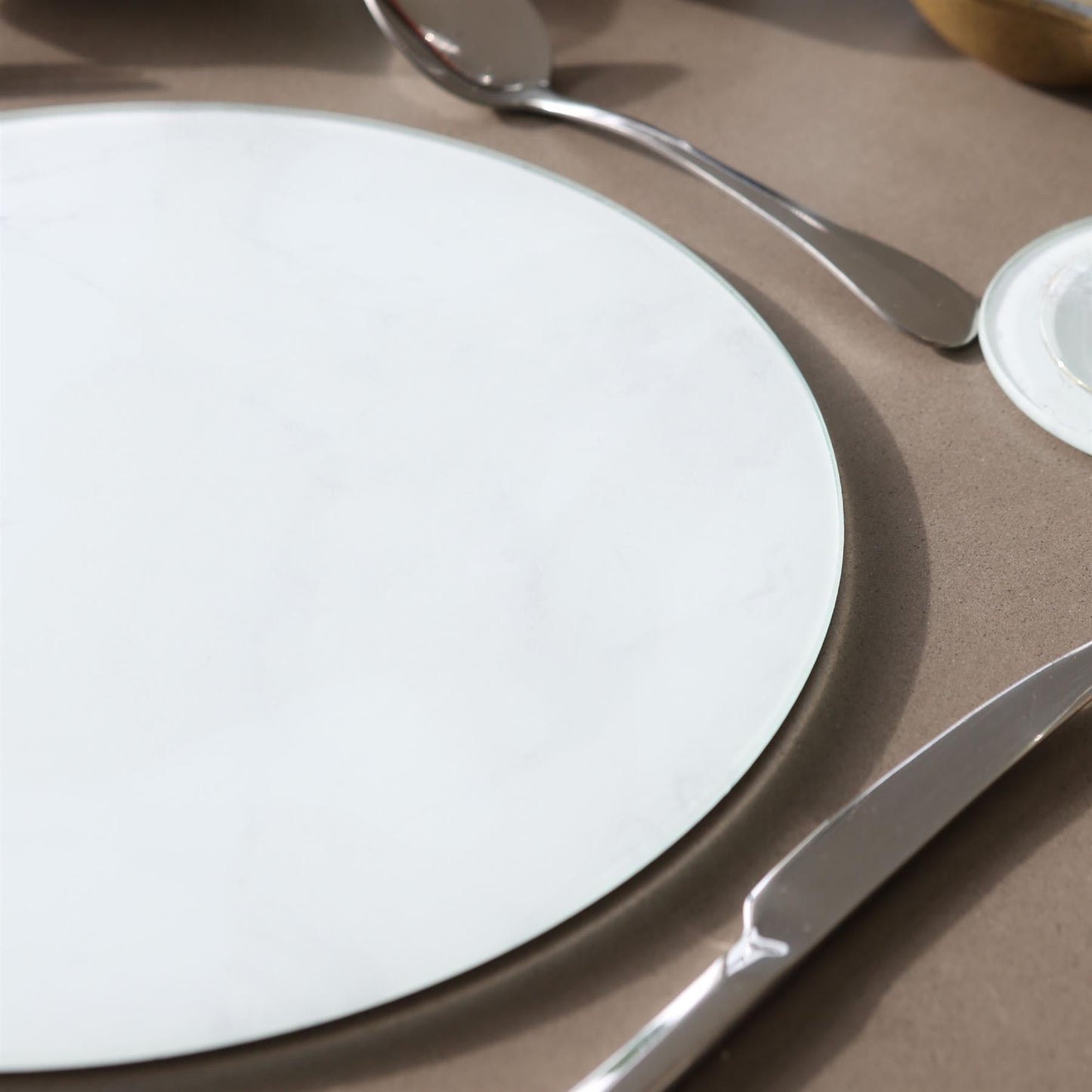 12pc Round Glass Placemats & Coasters Set