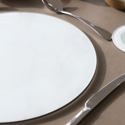 12pc Round Glass Placemats & Coasters Set