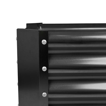 180cm x 90cm Rectangle Galvanised Steel Raised Garden Bed
