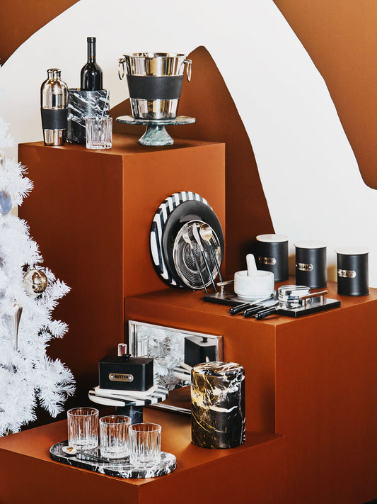 Mixology Silver Finish Cocktail Shaker