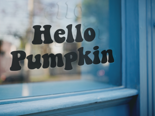 Assorted Designs Autumn Window Laptop Any Surface Labels